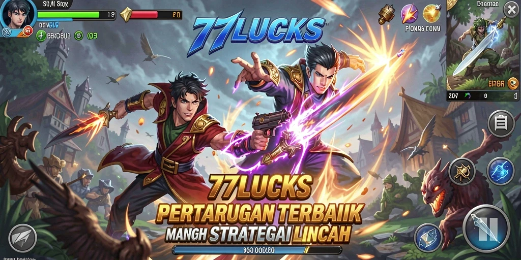 Gameplay seru dan serangan spektakuler di 77LUCKS.