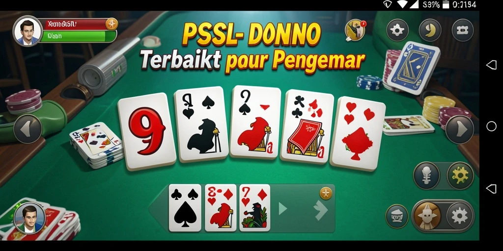 Screenshot gameplay Domino yang mendebarkan dan penuh strategi.