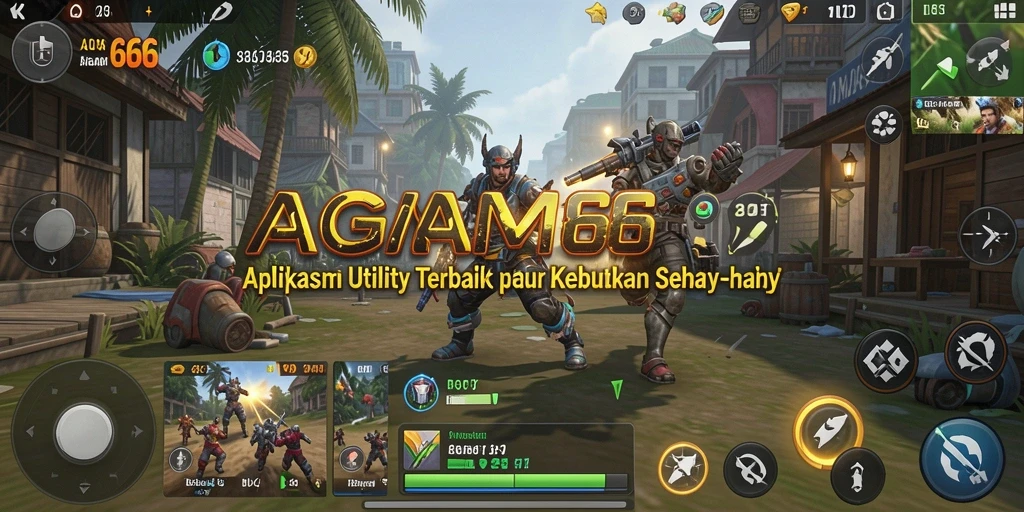 Tampilan antarmuka AGAM66 yang sederhana dan fungsional.