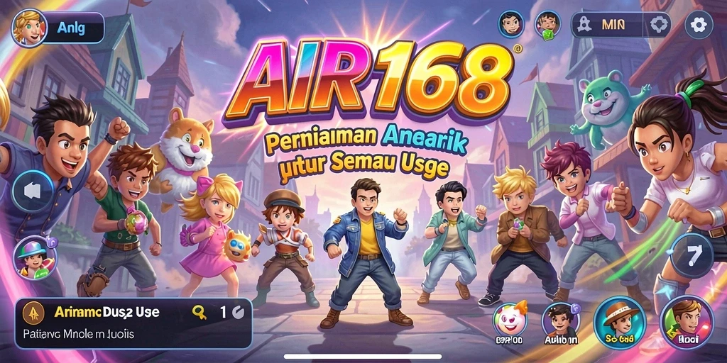 Tampilan gameplay seru AIR168 yang menguji ketangkasan pemain.