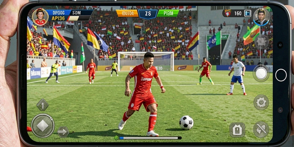 Tampilan gameplay seru dari API36 dalam pertandingan olahraga.