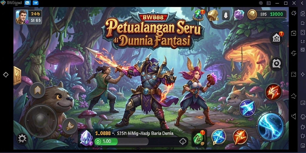 Gameplay BW888 yang seru dan menyenangkan dalam dunia petualangan.