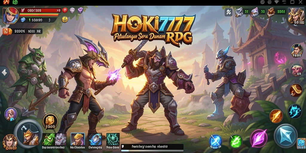 Screenshot HOKI777 menampilkan aksi seru dalam dunia RPG yang menakjubkan.