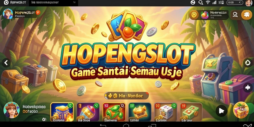 Gameplay HOPENGSLOT yang seru dan menghibur.
