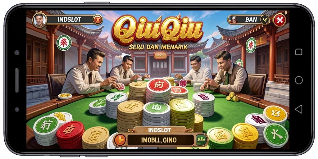 Tampilan menarik dari gameplay QiuQiu INDSLOT.