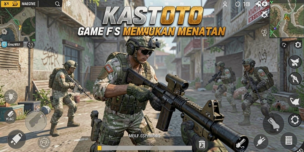 Tampilan keren dari gameplay KASTOTO yang mendebarkan dan penuh aksi.