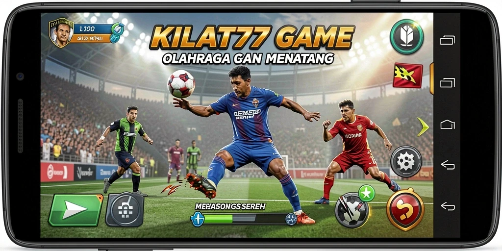 Screenshot KILAT77 menampilkan gameplay seru olahraga.