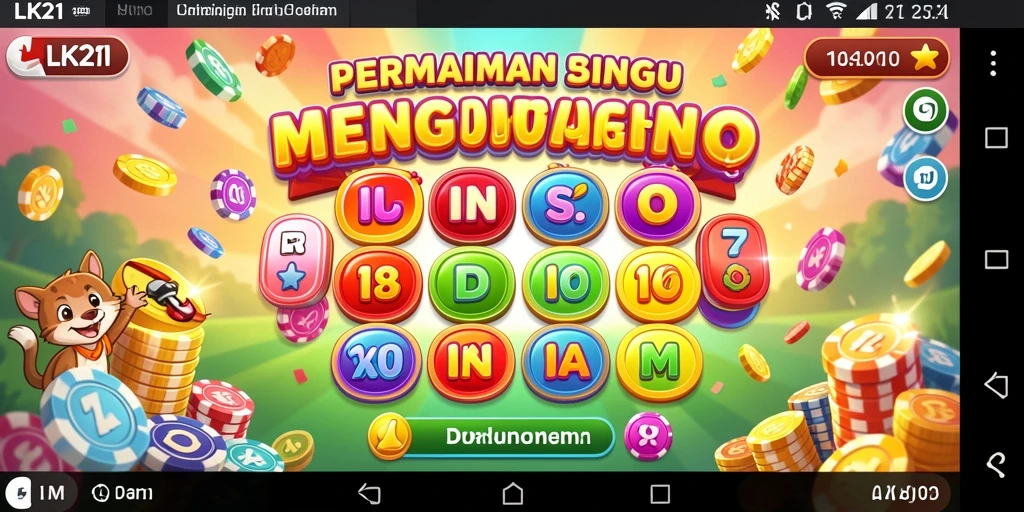 Tampilan gameplay Bingo yang mengasyikkan di LK21.