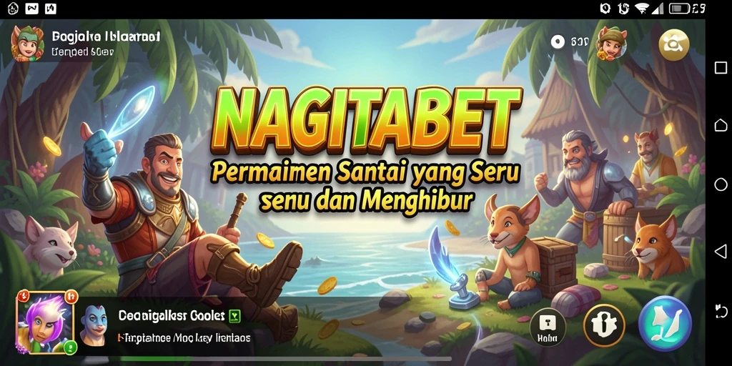 Screenshot NAGITABET menunjukkan gameplay seru yang menghibur.