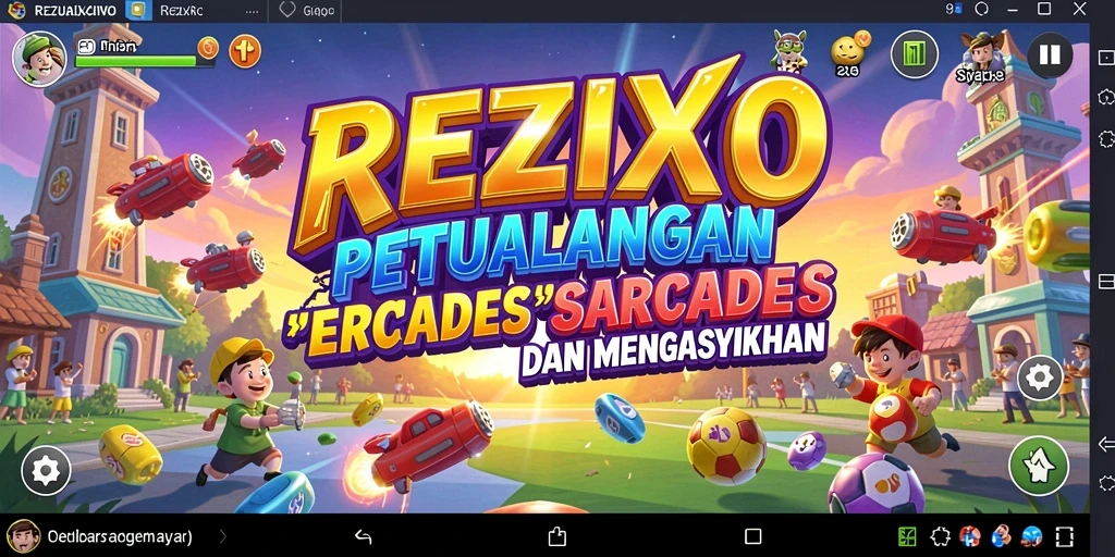Screenshot gameplay seru REZIXO dengan grafis menarik.