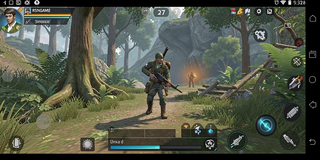 Screenshot gameplay RSNGAME menampilkan pengalaman simulasi yang mendalam.