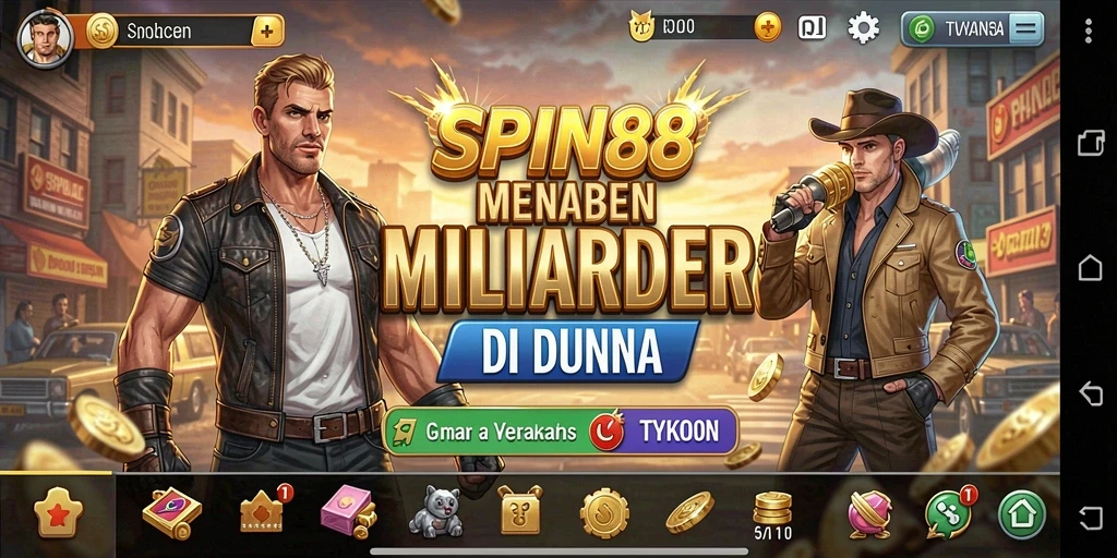 Tampilan gameplay SPIN88 yang mendebarkan dan penuh strategi.
