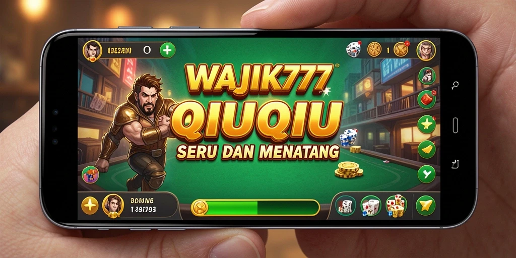 Tampilan gameplay seru WAJIK777 saat bermain QiuQiu.