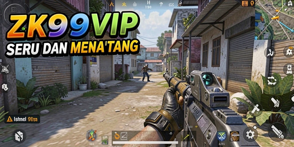 Tampilan dinamis dan mendebarkan dari gameplay ZK9VIP.